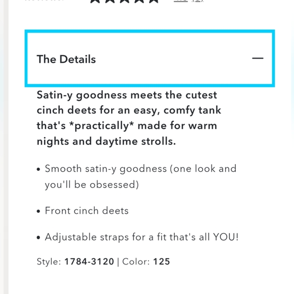 AERIE ⭐⭐⭐⭐⭐ REVIEWS Satin Cinched Crop Top - Picture 7 of 7